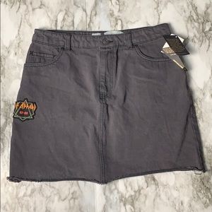 Junk Food Def Leppard Midi Skirt Size 7